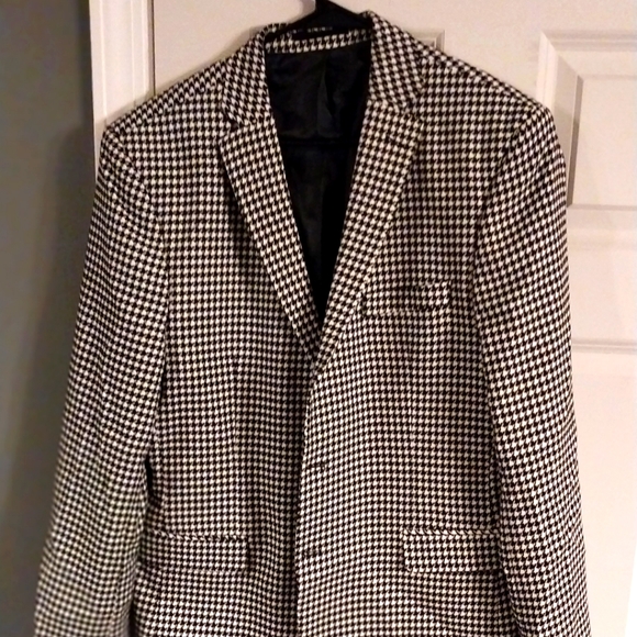 Boohoo Mens Suits & Blazers Houndstooth Mens Sports Coat Poshmark
